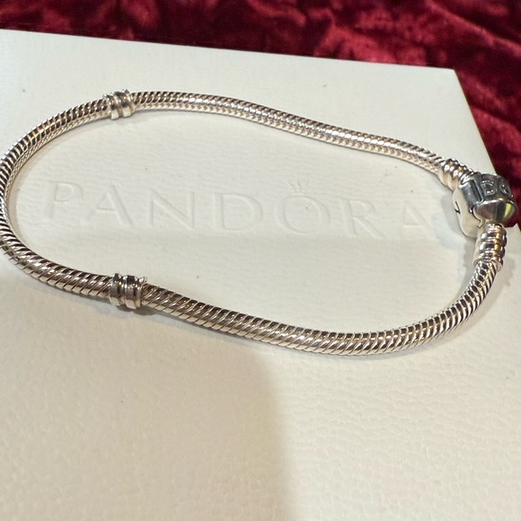 Elegant Authentic Pandora Silver Bracelet - Picture 1 of 7